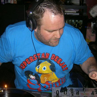 DJ at the decks